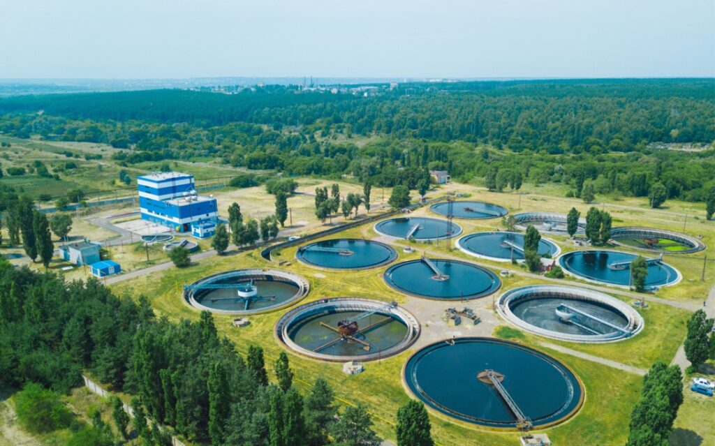 Modern Wastewater Treatment Plant